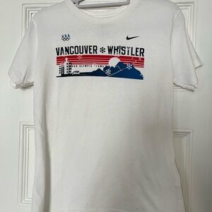Nike Team USA 2010 Vancouver Whistler Winter Olympics Tee - Large